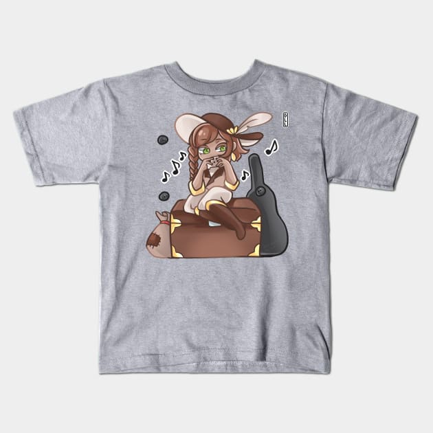 Bard Kids T-Shirt by darklightlantern@gmail.com